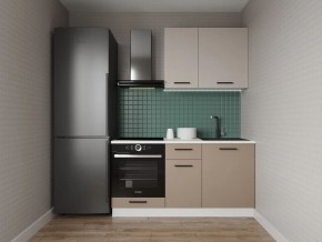 Кухонный гарнитур Каппучино 1600 (Стол. 38мм) в Кургане - kurgan.ok-mebel.com | фото