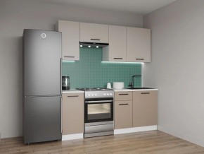 Кухонный гарнитур Каппучино 2000 (Стол. 38мм) в Кургане - kurgan.ok-mebel.com | фото
