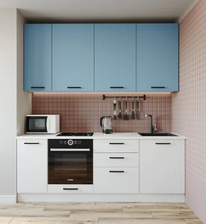 Кухонный гарнитур Капри 2200 h950 (Стол. 26мм) в Кургане - kurgan.ok-mebel.com | фото