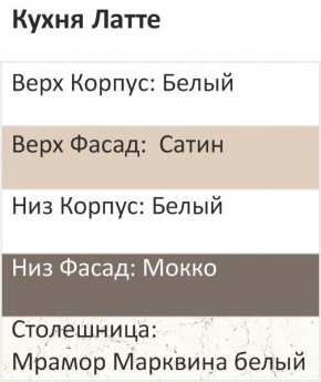 Кухонный гарнитур Латте 1000 (Стол. 26мм) в Кургане - kurgan.ok-mebel.com | фото 3