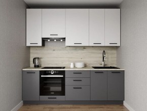 Кухонный гарнитур Меренга 2400 h950 (Стол. 26мм) в Кургане - kurgan.ok-mebel.com | фото