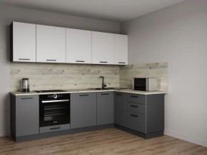 Кухонный гарнитур Меренга 2600*1600 (Стол. 38мм) в Кургане - kurgan.ok-mebel.com | фото