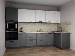 Кухонный гарнитур Меренга 3200*1400 (Стол. 38 мм) в Кургане - kurgan.ok-mebel.com | фото
