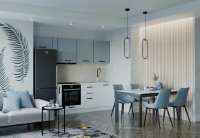 Кухонный гарнитур Ниагара 2550 (Стол. 38мм) в Кургане - kurgan.ok-mebel.com | фото