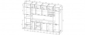 Кухонный гарнитур Санторини 3400 (Стол. 26мм) в Кургане - kurgan.ok-mebel.com | фото 2