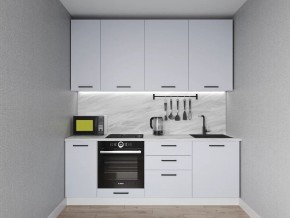 Кухонный гарнитур Смоки 2200 h950 (Стол. 26мм) в Кургане - kurgan.ok-mebel.com | фото