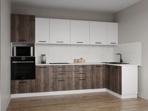 Кухонный гарнитур Старое Дерево 3200*1400 (Стол. 38мм) в Кургане - kurgan.ok-mebel.com | фото