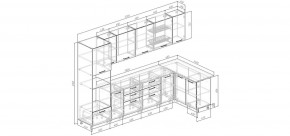 Кухонный гарнитур Старое Дерево 3200*1400 (Стол. 38мм) в Кургане - kurgan.ok-mebel.com | фото 2