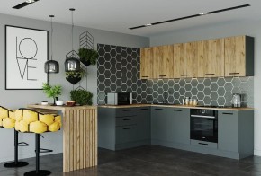 Кухонный гарнитур угловой Дели 2600*1600 (Стол. 26мм) в Кургане - kurgan.ok-mebel.com | фото