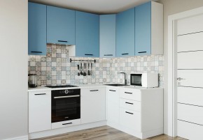Кухонный гарнитур угловой Капри 2200х1600 h950 (Стол. 26мм) в Кургане - kurgan.ok-mebel.com | фото
