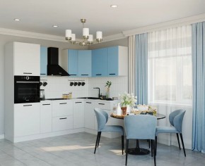 Кухонный гарнитур угловой Капри 2400х1600 (Стол. 38мм) в Кургане - kurgan.ok-mebel.com | фото