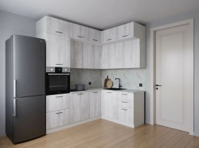 Кухонный гарнитур угловой Пайн 2200*1700 (Стол. 38мм) в Кургане - kurgan.ok-mebel.com | фото