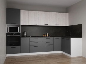 Кухонный гарнитур угловой Санторини 3200*1400 (Стол. 38мм) в Кургане - kurgan.ok-mebel.com | фото