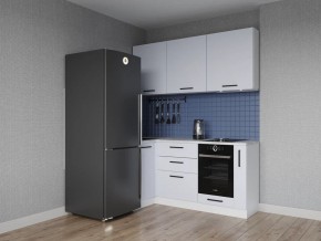 Кухонный гарнитур угловой Смоки 1000*1800 (Стол. 38 мм) в Кургане - kurgan.ok-mebel.com | фото