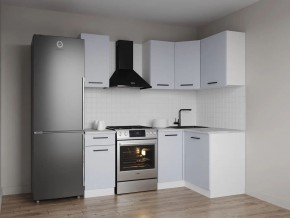 Кухонный гарнитур угловой Смоки 2000*1200 (Стол. 26мм) в Кургане - kurgan.ok-mebel.com | фото