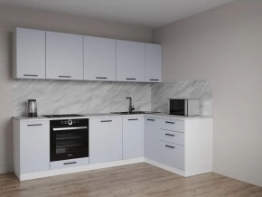 Кухонный гарнитур угловой Смоки 2600*1600 (Стол. 38 мм) в Кургане - kurgan.ok-mebel.com | фото