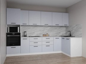 Кухонный гарнитур угловой Смоки 3200*1400 (Стол. 38мм) в Кургане - kurgan.ok-mebel.com | фото