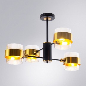 Люстра на штанге Arte Lamp Carlo A8205SP-4BK в Кургане - kurgan.ok-mebel.com | фото 2
