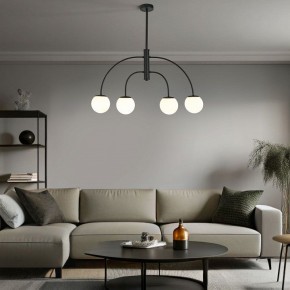 Люстра на штанге Eurosvet Cenacolo 30179/4 черный в Кургане - kurgan.ok-mebel.com | фото 2