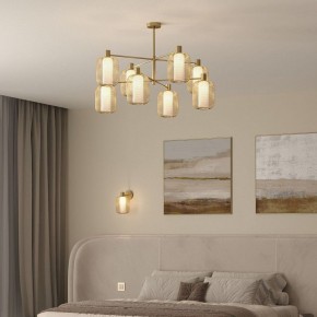 Люстра на штанге Eurosvet Voile 30192/8 золото в Кургане - kurgan.ok-mebel.com | фото 3