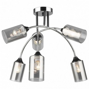 Люстра на штанге Imex MD.2195 MD.2195-6-S-BK+CH в Кургане - kurgan.ok-mebel.com | фото