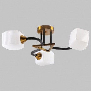 Люстра на штанге Imex MD.52009 MD.52009-3-S-BK+GAB в Кургане - kurgan.ok-mebel.com | фото