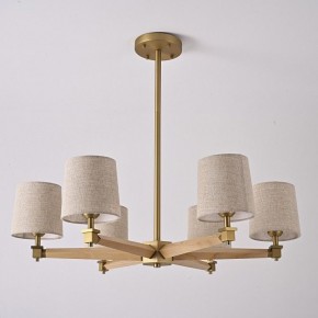Люстра на штанге Imperiumloft Jorgenson Beige/Light wood STAVRA01 в Кургане - kurgan.ok-mebel.com | фото 3