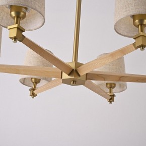 Люстра на штанге Imperiumloft Jorgenson Beige/Light wood STAVRA01 в Кургане - kurgan.ok-mebel.com | фото 6