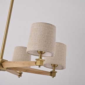 Люстра на штанге Imperiumloft Jorgenson Beige/Light wood STAVRA01 в Кургане - kurgan.ok-mebel.com | фото 7