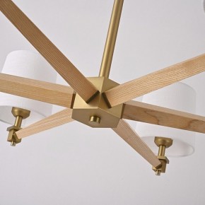 Люстра на штанге Imperiumloft Jorgenson White/Light wood STAVRA01 в Кургане - kurgan.ok-mebel.com | фото 13
