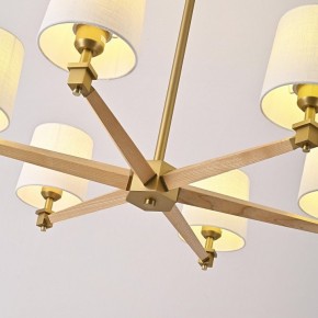 Люстра на штанге Imperiumloft Jorgenson White/Light wood STAVRA01 в Кургане - kurgan.ok-mebel.com | фото 7