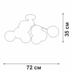 Люстра на штанге Vitaluce V3772 V3772-8/8PL в Кургане - kurgan.ok-mebel.com | фото 4