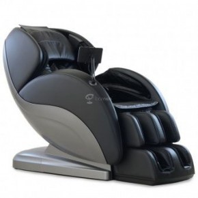 Массажное кресло PS6500 черно-серебряное в Кургане - kurgan.ok-mebel.com | фото