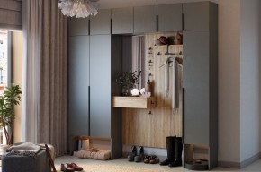 МЕБЕЛЬСОН К11 Прихожая (графит) в Кургане - kurgan.ok-mebel.com | фото