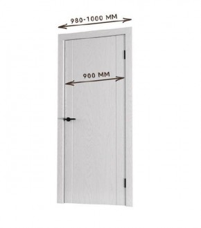 Межкомнатная дверь Bolivar Роялвуд белый (комплект) 900 в Кургане - kurgan.ok-mebel.com | фото