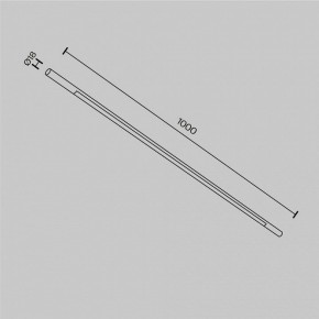 Модульный светильник Maytoni Basis C100CL-L1000-24W3-6K-BS в Кургане - kurgan.ok-mebel.com | фото 6