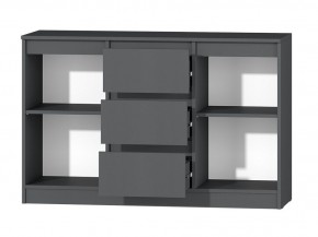 МС "Хилтон" Комод №4 1200 (графит) в Кургане - kurgan.ok-mebel.com | фото 3