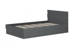 МС "Хилтон" Кровать 1,2 (графит) в Кургане - kurgan.ok-mebel.com | фото 2