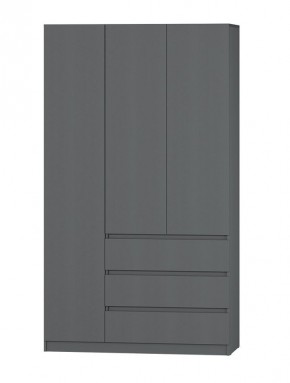 МС "Хилтон" Шкаф №2 1200 (Графит) в Кургане - kurgan.ok-mebel.com | фото 2