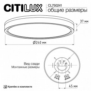 Накладной светильник Citilux Etalon CL750241 в Кургане - kurgan.ok-mebel.com | фото 9