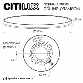 Накладной светильник Citilux Norma CL748500 в Кургане - kurgan.ok-mebel.com | фото 11