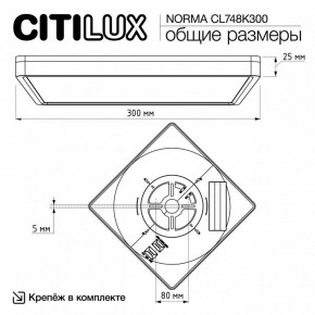 Накладной светильник Citilux Norma CL748K300 в Кургане - kurgan.ok-mebel.com | фото 7