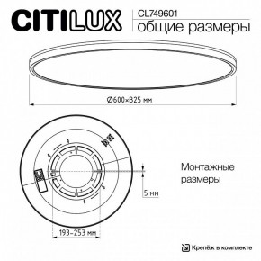 Накладной светильник Citilux NORMA CL749601 в Кургане - kurgan.ok-mebel.com | фото 11