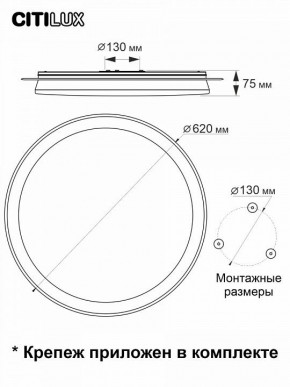 Накладной светильник Citilux Спутник CL734900G в Кургане - kurgan.ok-mebel.com | фото 12