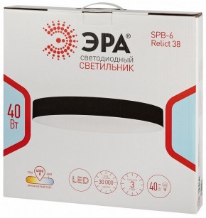 Накладной светильник Эра Relict Relict 38 SPB-6-40 4К BK в Кургане - kurgan.ok-mebel.com | фото 6