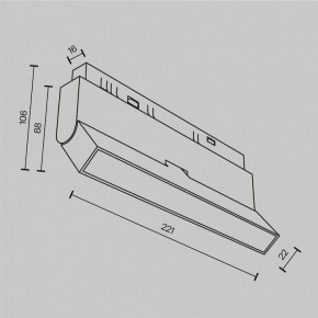 Накладной светильник Maytoni Basis Rot TR036-2-12W2.7K-B в Кургане - kurgan.ok-mebel.com | фото 7