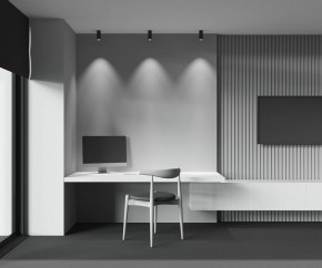 Накладной светильник Maytoni FOCUS LED C056CL-L12B2.7K-W-B в Кургане - kurgan.ok-mebel.com | фото 5