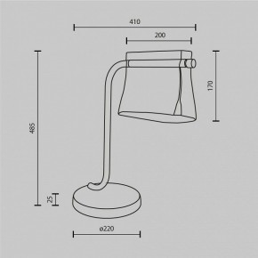 Настольная лампа декоративная Maytoni Cabaret MOD170TL-L8BS3K в Кургане - kurgan.ok-mebel.com | фото 7