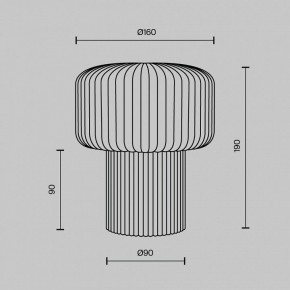 Настольная лампа декоративная Maytoni Omaggio MOD404TL-01GR в Кургане - kurgan.ok-mebel.com | фото 5