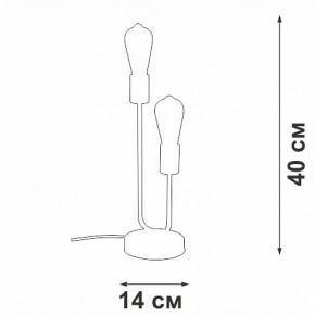 Настольная лампа декоративная Vitaluce V3005 V3005-1/2L в Кургане - kurgan.ok-mebel.com | фото 5